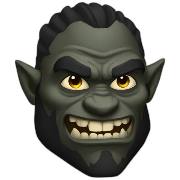 Black Orc emoji