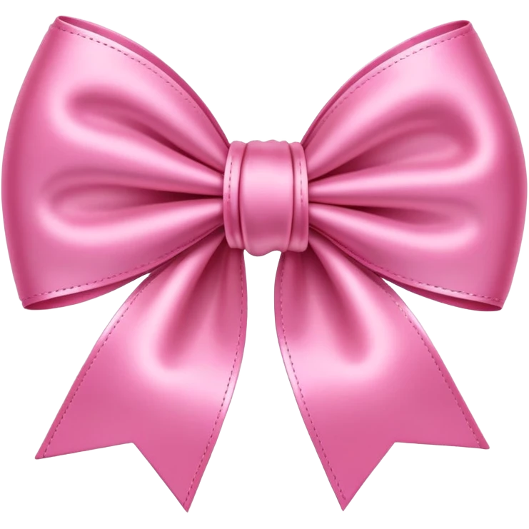 Pink bow emoji