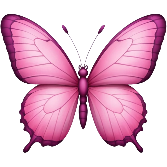 Mariposa rosa emoji