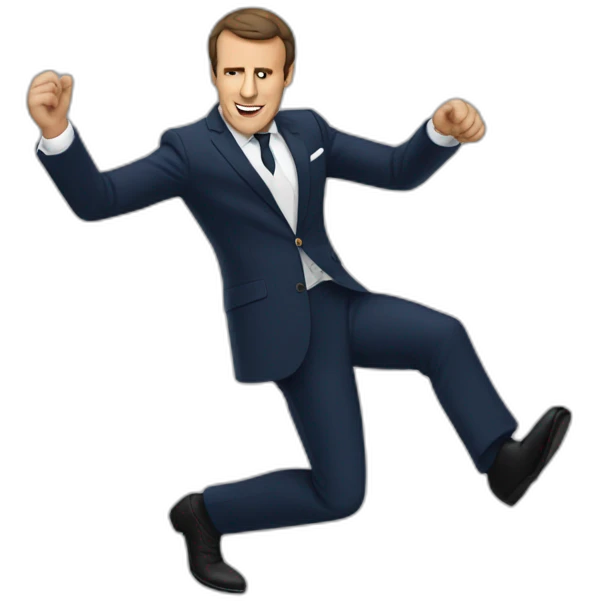 macron qui danse emoji