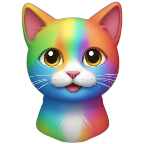 rainbow cat emoji