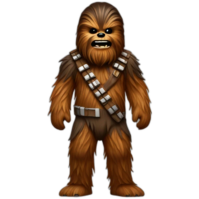 Chewbacca body emoji