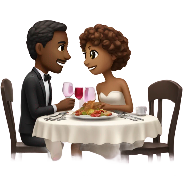 romantic dinner emoji