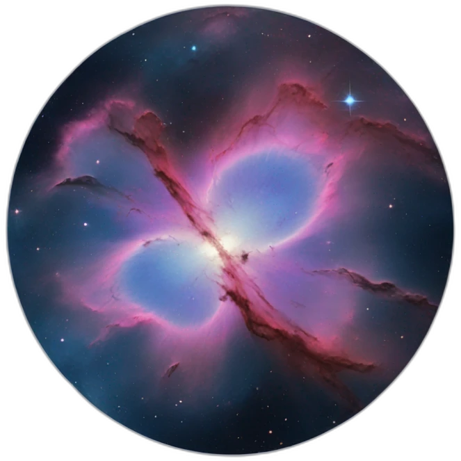 realistic nebula in cosmic space emoji