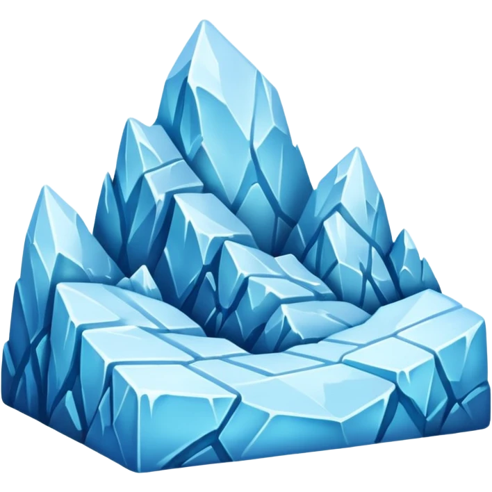 Glacier Forming emoji