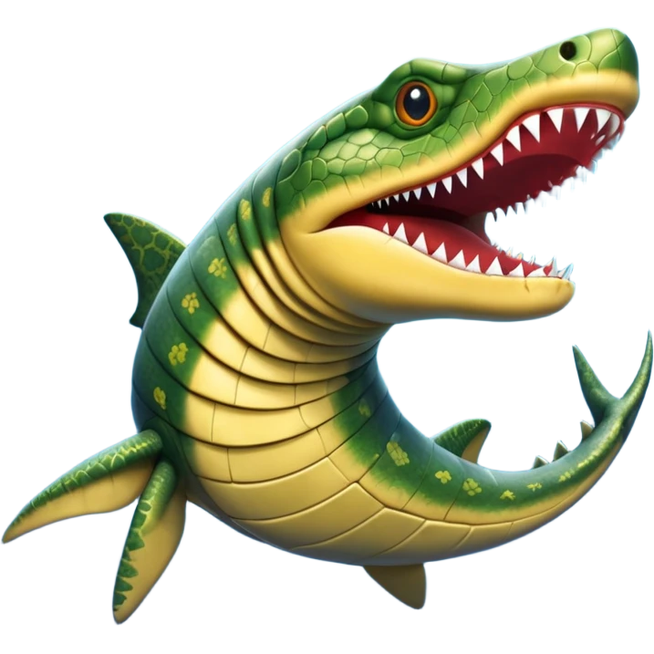 Shark-snake-eel-crocodile-fusion-hybrid emoji