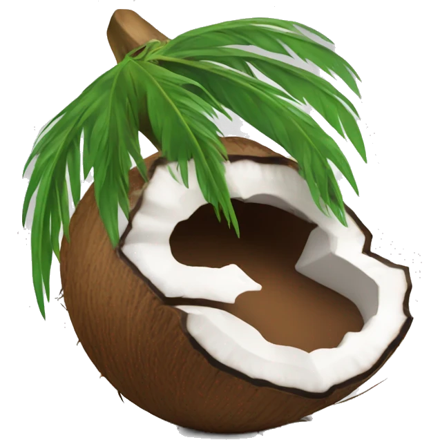 Coconut with eagle claws emoji