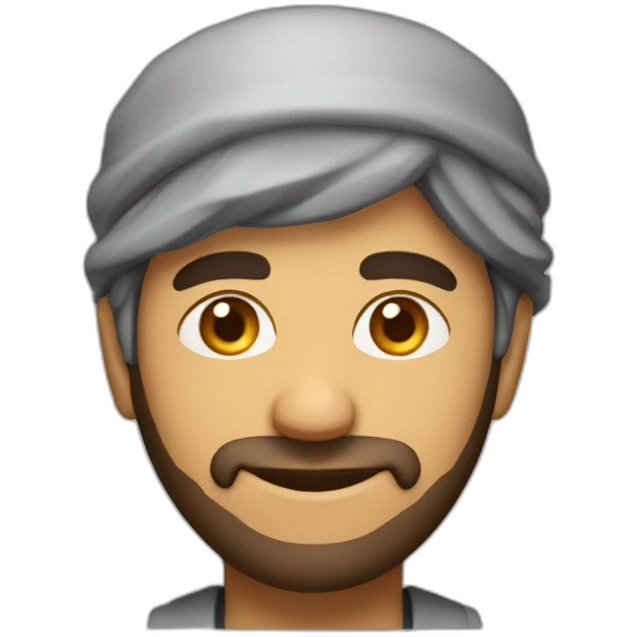 iraqui muslman guy developer with a shade after five emoji