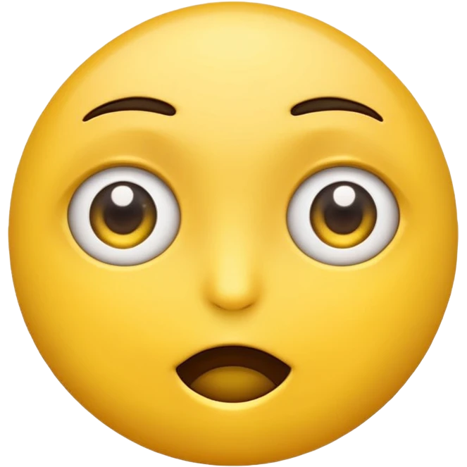 iPhone emoji eyes looking up emoji