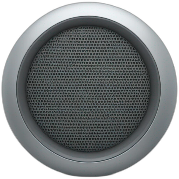 gray circular speaker emoji