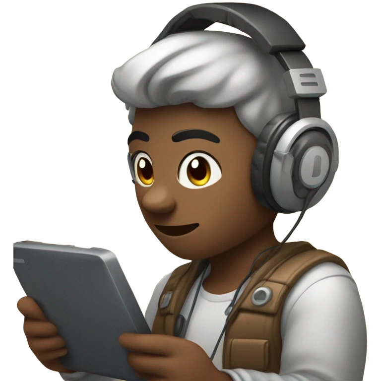 gamer with headphones  emoji