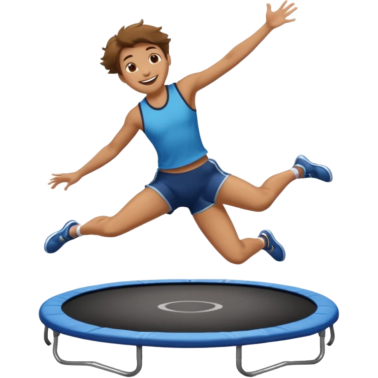 Human Jump Trampoline "Jump Off" emoji