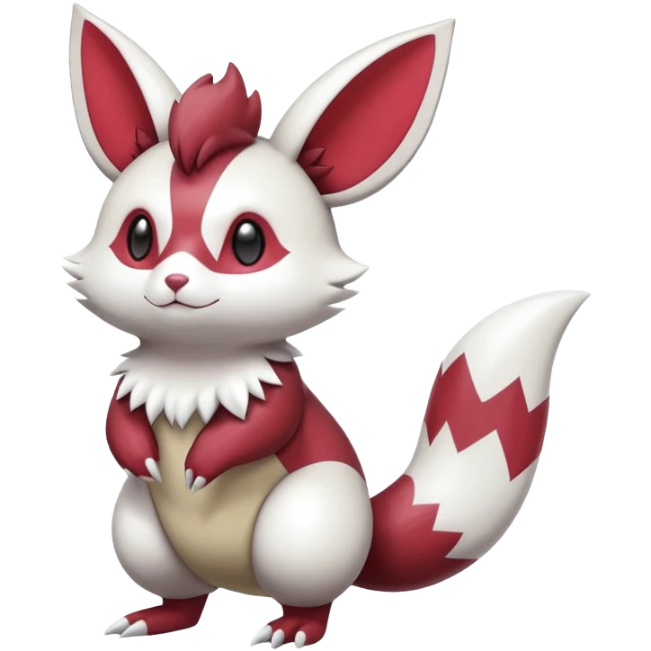 Shiny Furret-Minccino-Zangoose-Hybrid (Full body) emoji