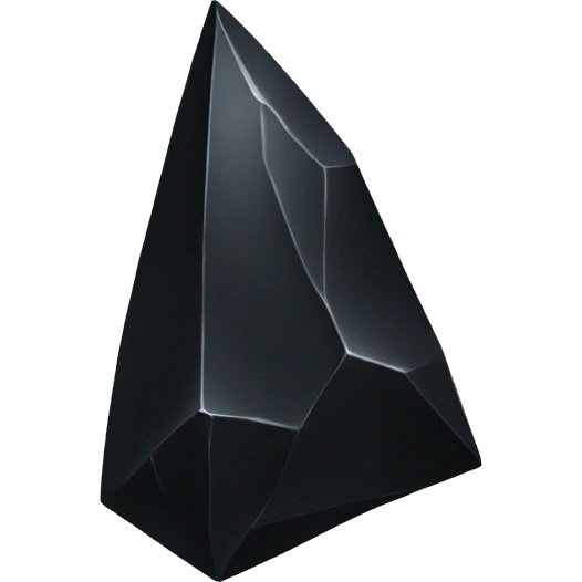 Black shard emoji