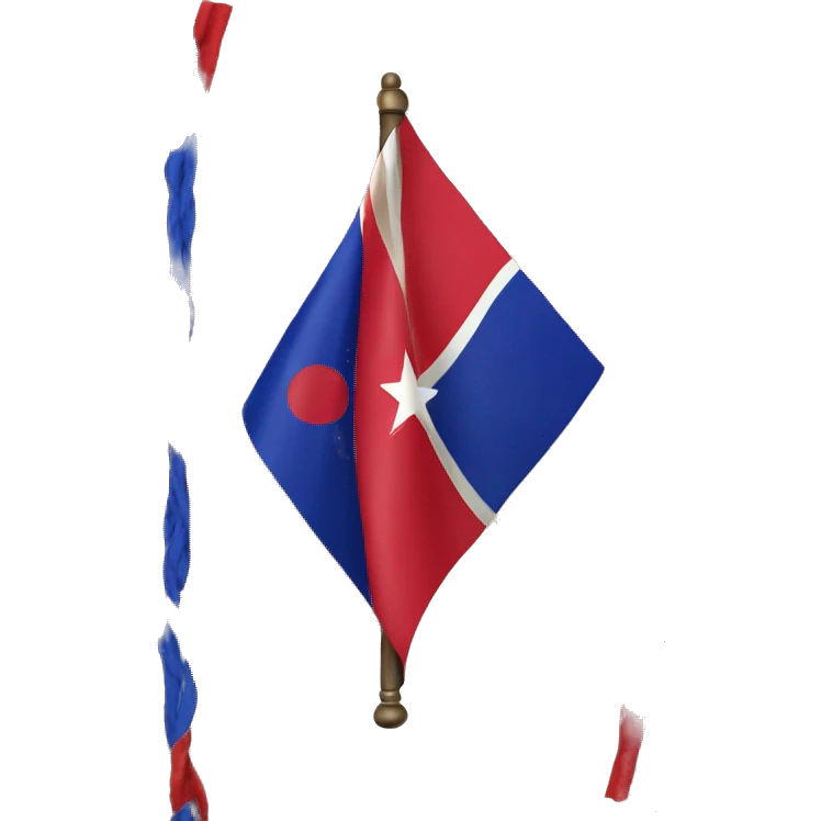 Modern Assyrian flag emoji