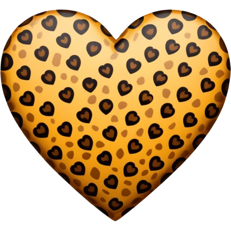 Cuore leopardato  emoji