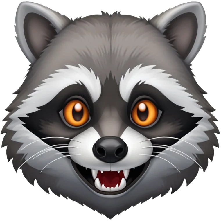Evil raccoon  emoji