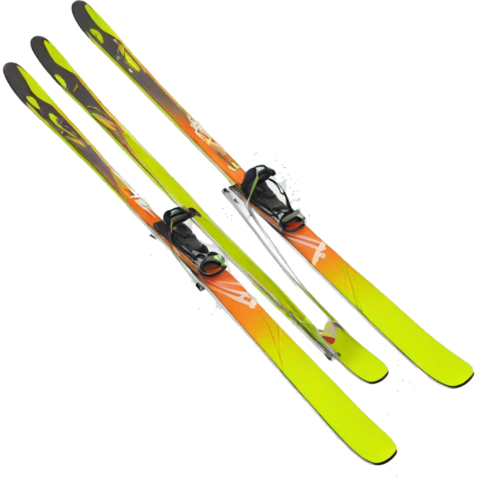 crisscross pair of skis emoji