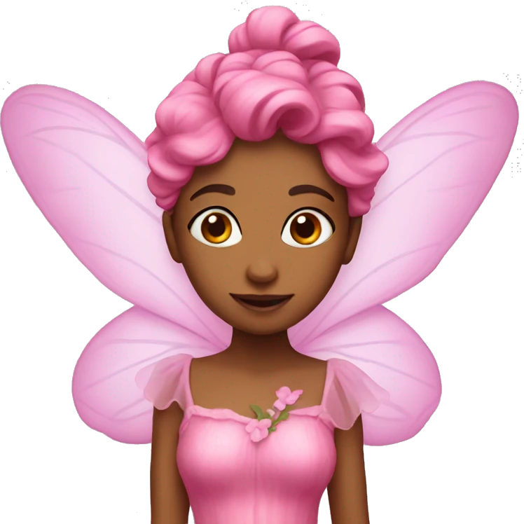 Fairy with Pink dress emoji
