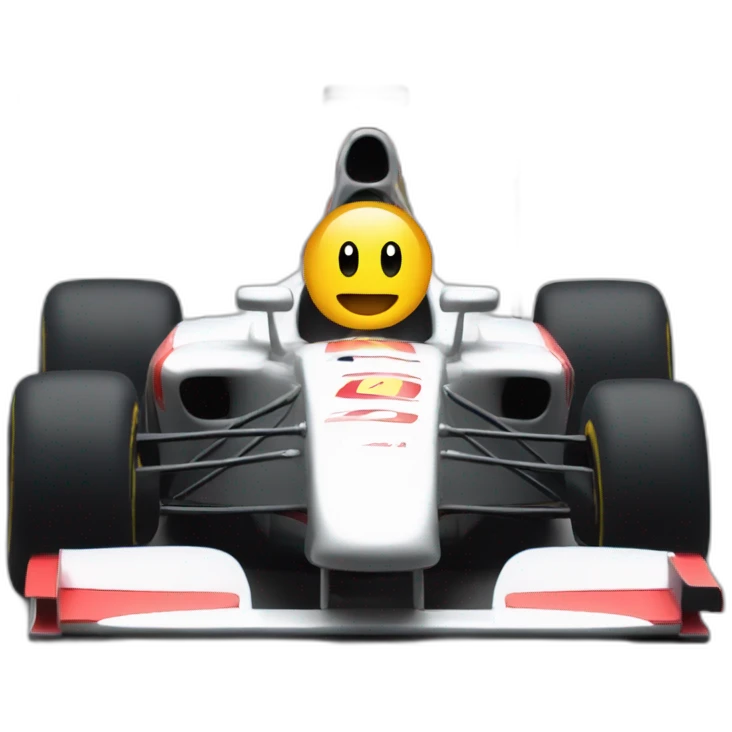 F1 race car emoji