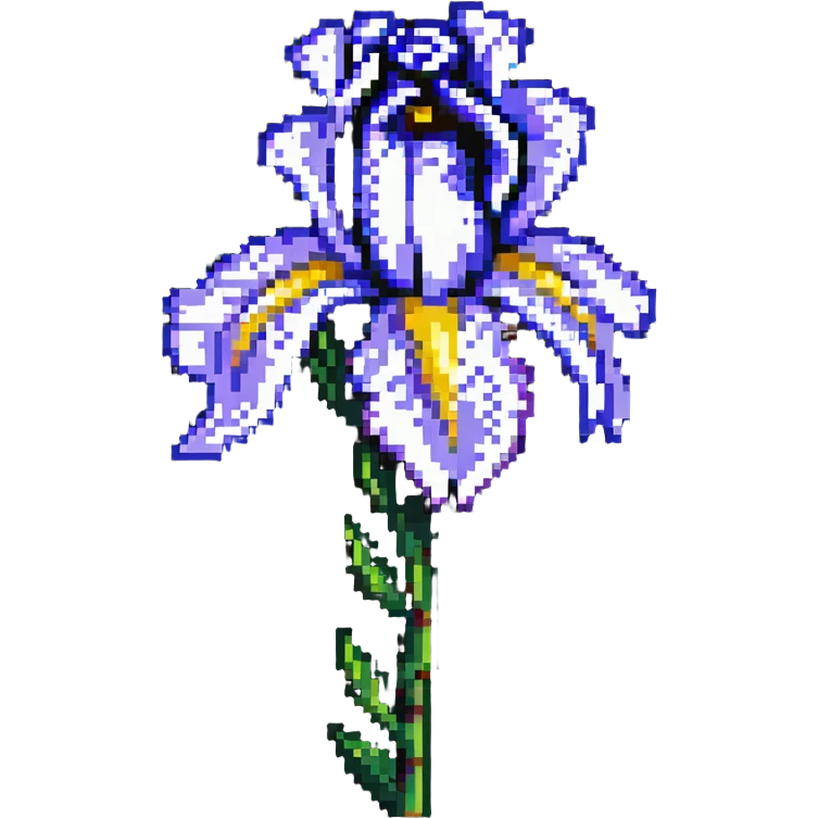 iris flower emoji
