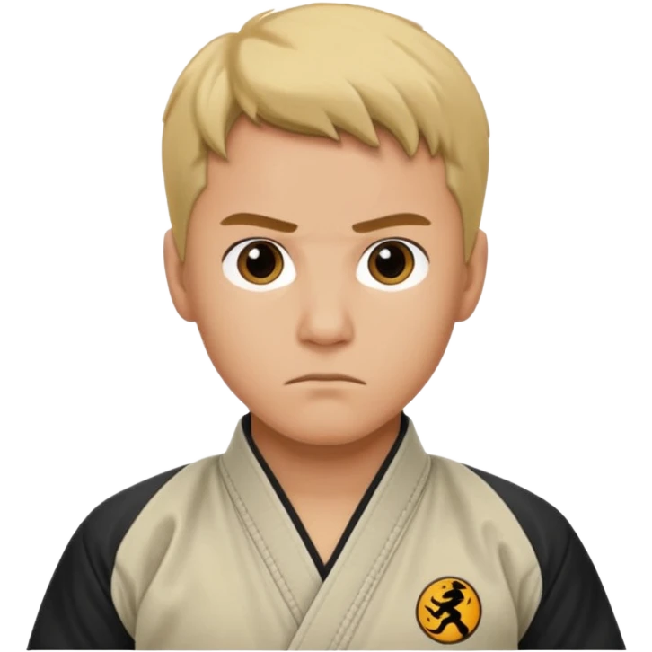Miguel from Kobra Kai realistic  emoji
