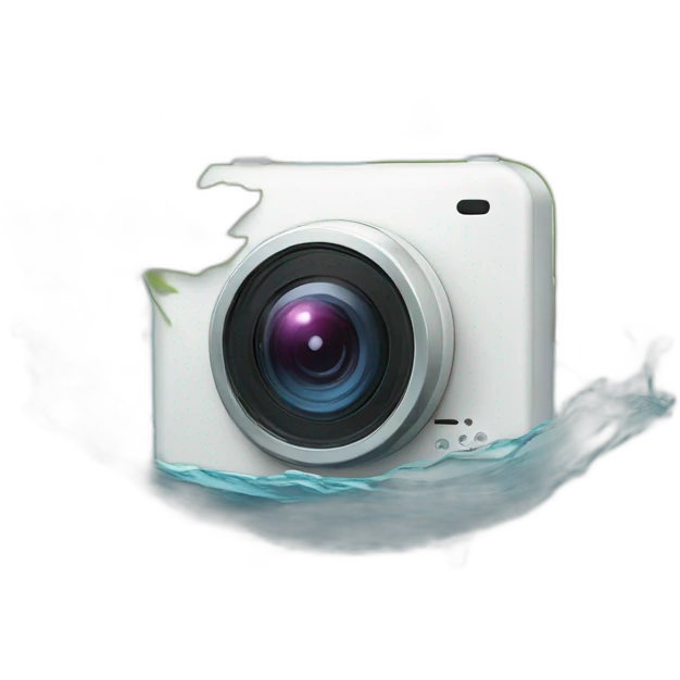 small-leaf-floating-on-water-block-and-security-ptz-camera-behind emoji