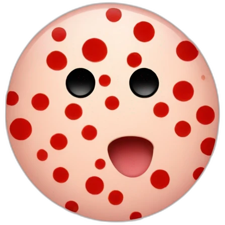 red spots on skin emoji