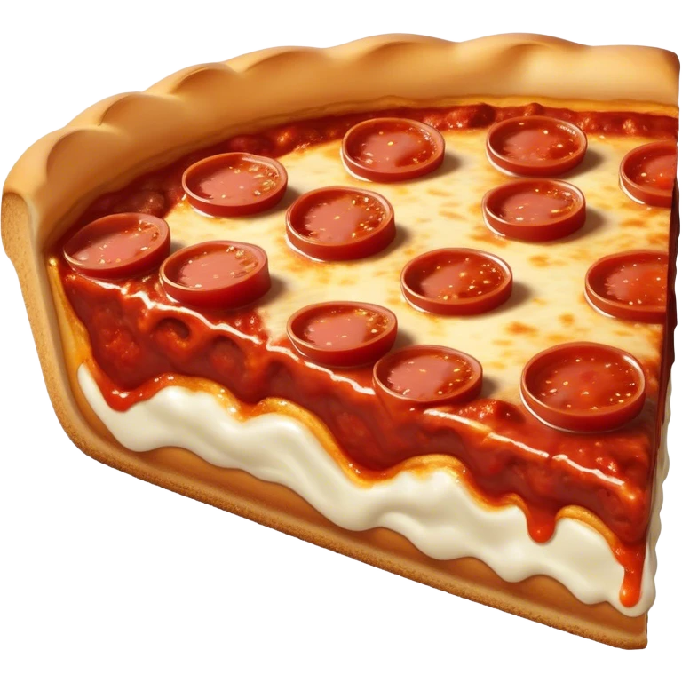 Chicago deep dish pizza emoji