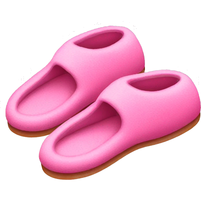 pink slippers emoji