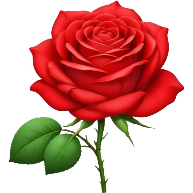 گل قرمز emoji