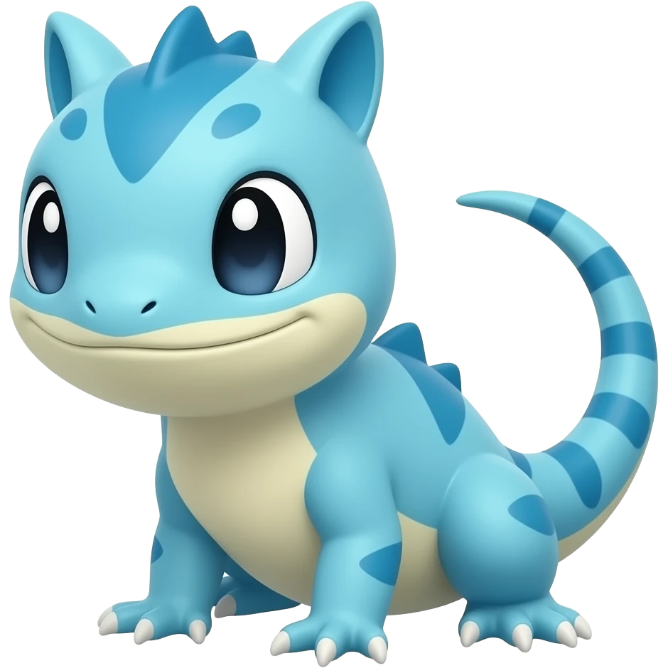 blue lizard fakemon emoji
