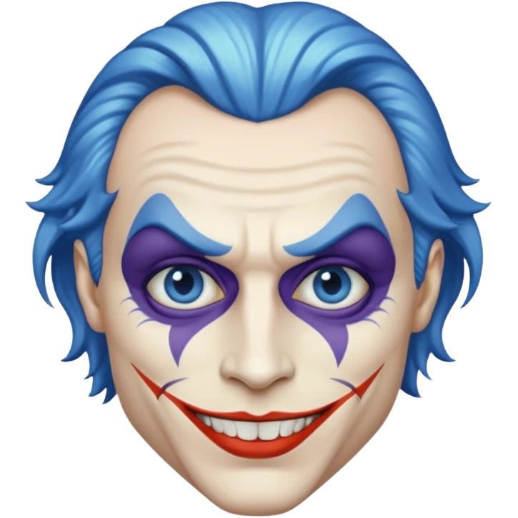 Glitter Blue coringa emoji