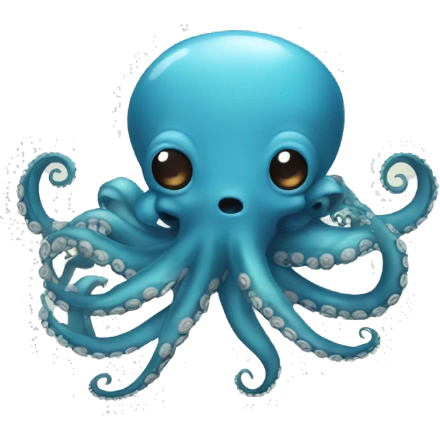 octopus with bow emoji