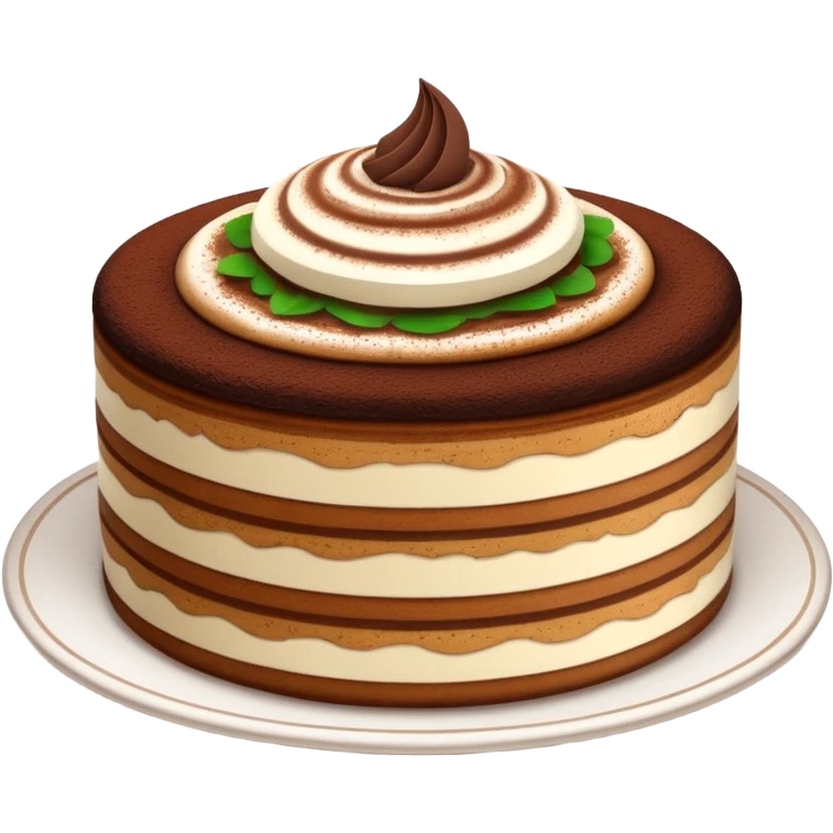 Genrete an emoji for Tiramisu a coffee dessert make it appealing emoji