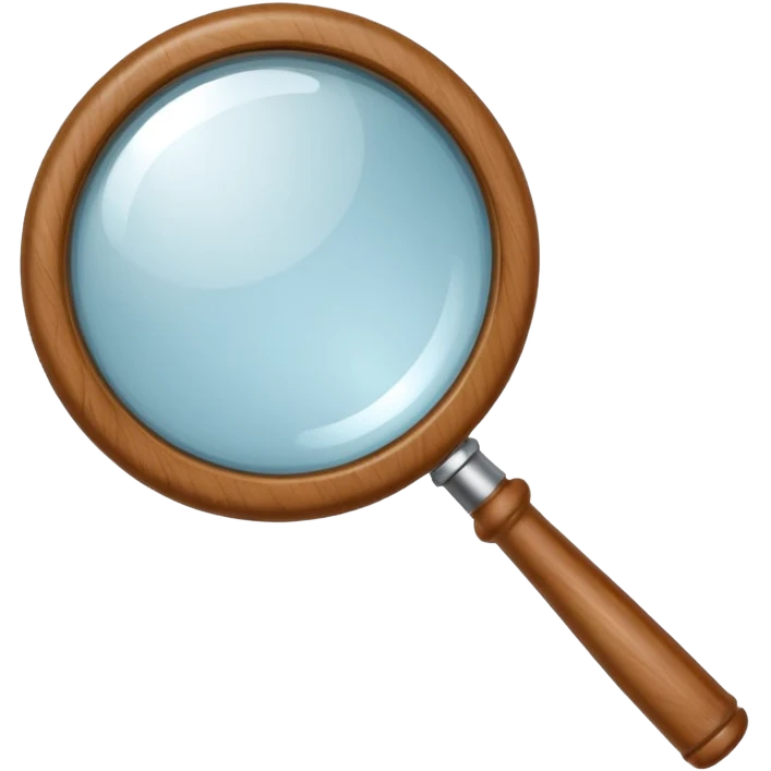 magnifying glass emoji