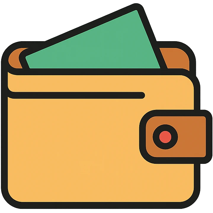 colored wallet icon emoji