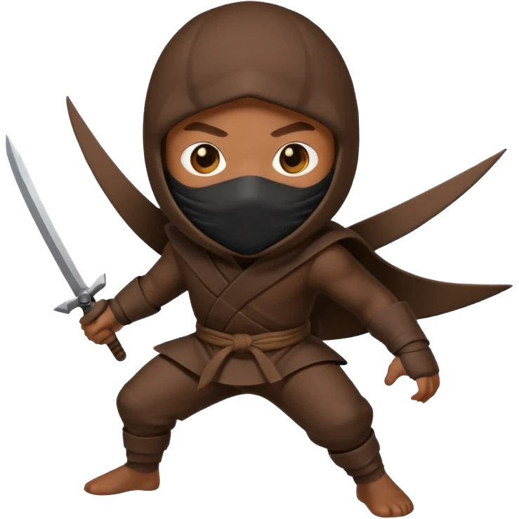 Poop ninja emoji