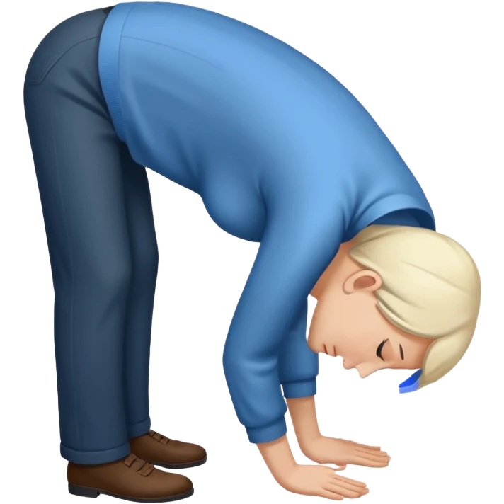 Person bowing emoji