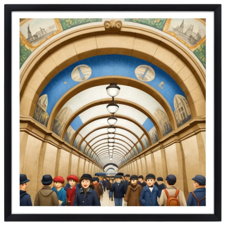 Typical wrote METRO you Can find in Paris  emoji