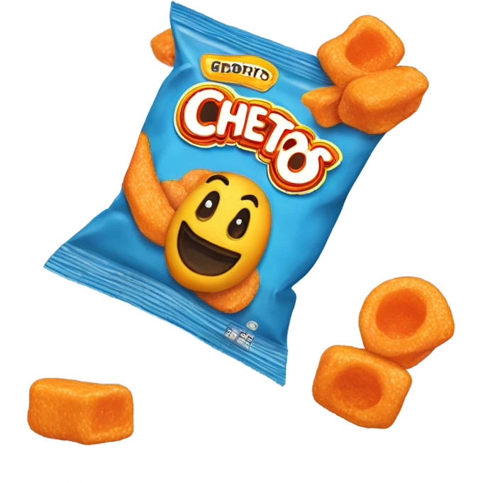 Cheetos snack emoji