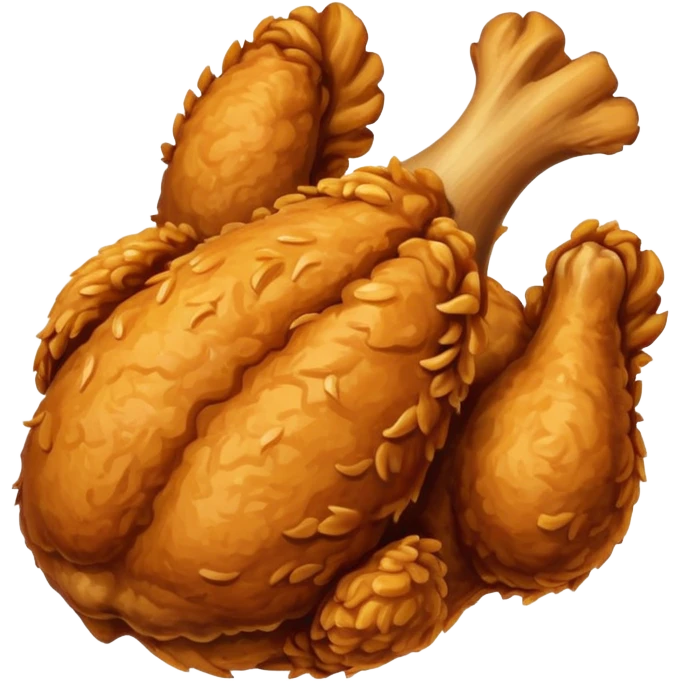 fried chicken emoji