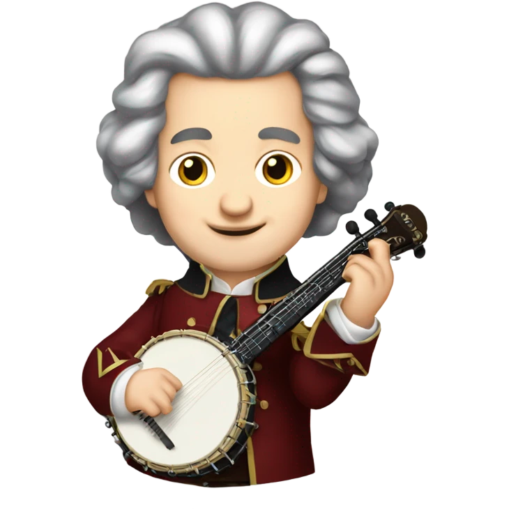 George Frideric Handel chibi banjo emoji