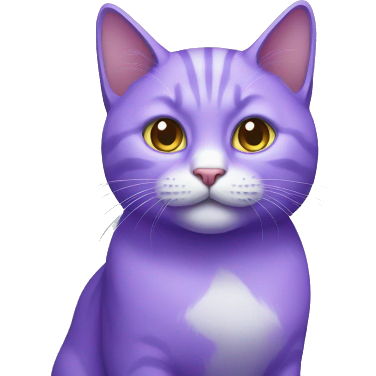 purple cat emoji