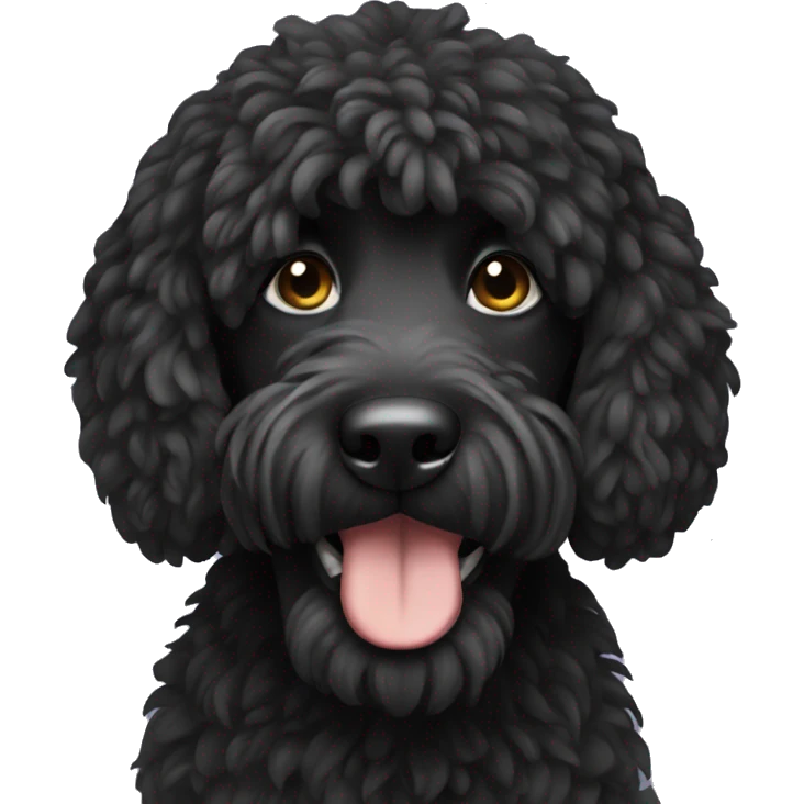 Black doodle emoji