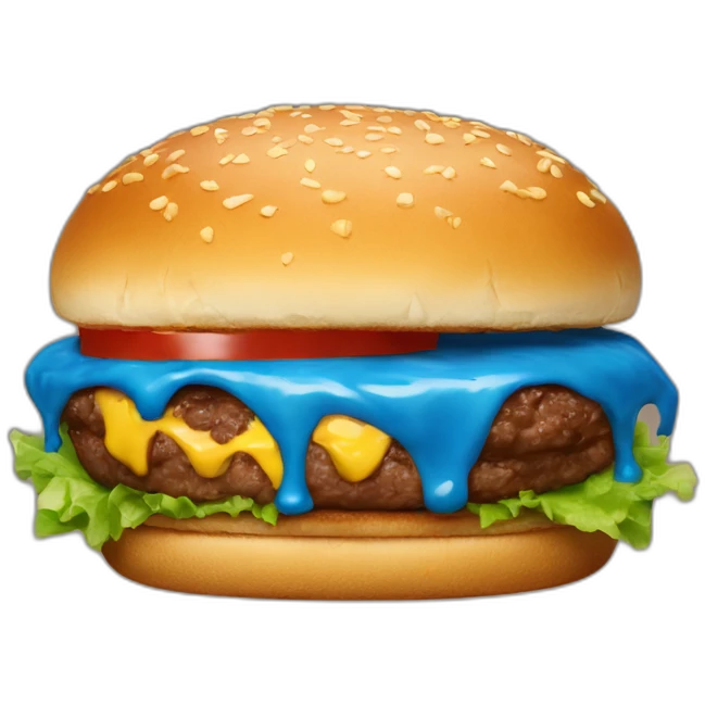 blue panther mrbeast burger emoji