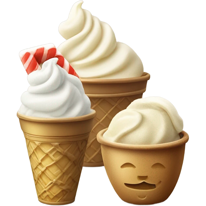 Winter gelato emoji