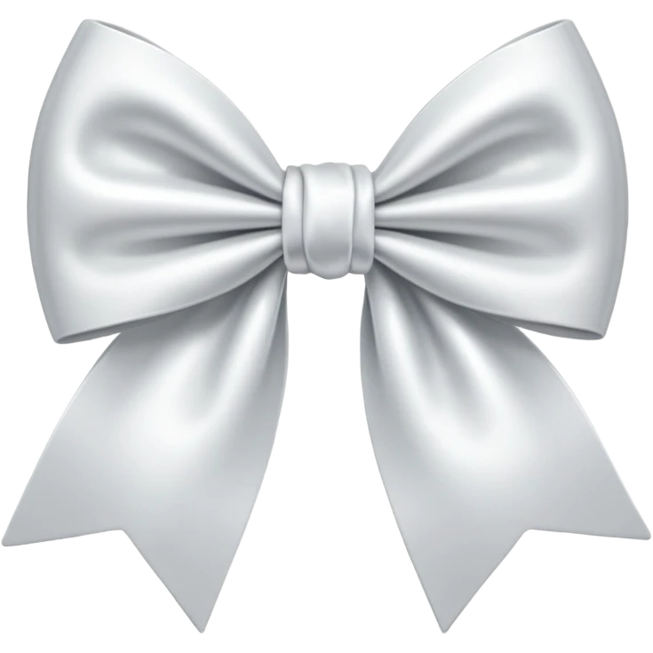 White bow emoji
