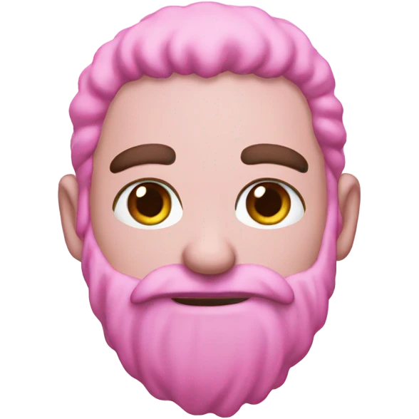 Pink snow emoji