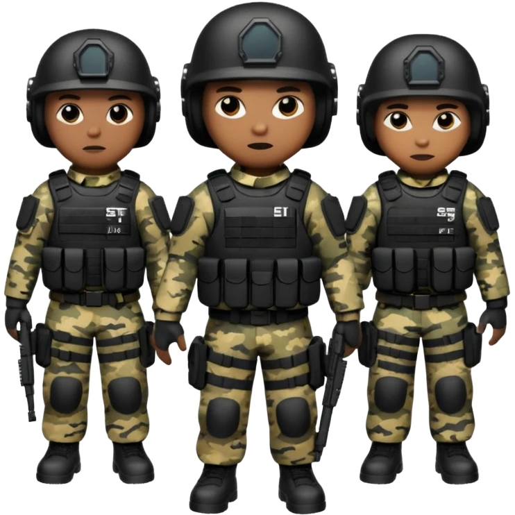 Black ops swat emoji